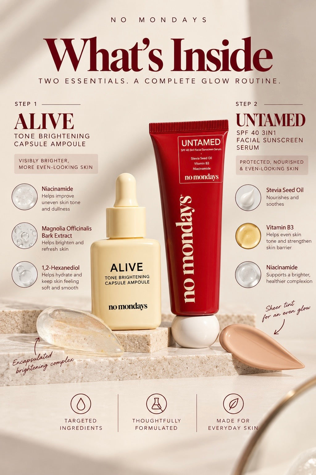 UNTAMED + ALIVE | Glow & Protect Duo